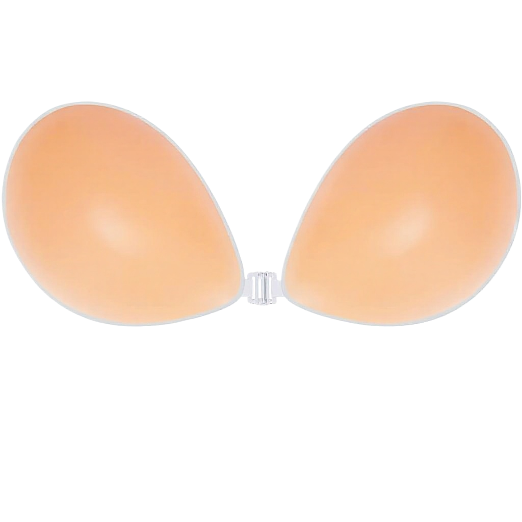 Strapless Bra Adhesive - บราซิลิโคนแบบไร้สาย ยกทรงแบบดันทรง ใช้ซ้ำได้ ติดแน่น ไม่มีสาย ไม่มีสายหลัง