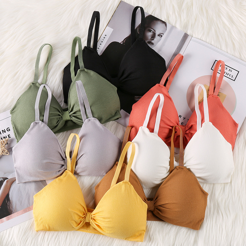 T Shirt Bra Seamless - บราเซ็กซี่สำหรับผู้หญิง บราไร้ตะเข็บสำหรับออกกำลังกาย ฟิตเนส กันกระแทก เสื้อกล้ามสำหรับผู้หญิง บราไร้โครงแบบเรียบง่าย