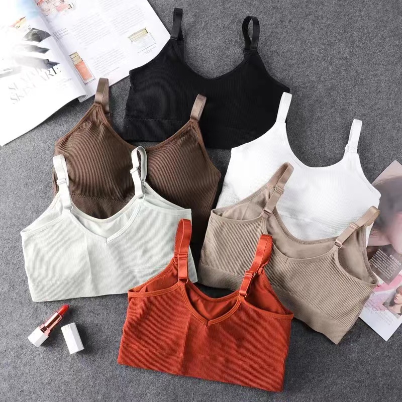 Sleep Bra Bralette - ผู้หญิงไม่มีรอยต่อ Brassiere Bra เต็มถ้วย Breathable Bralette