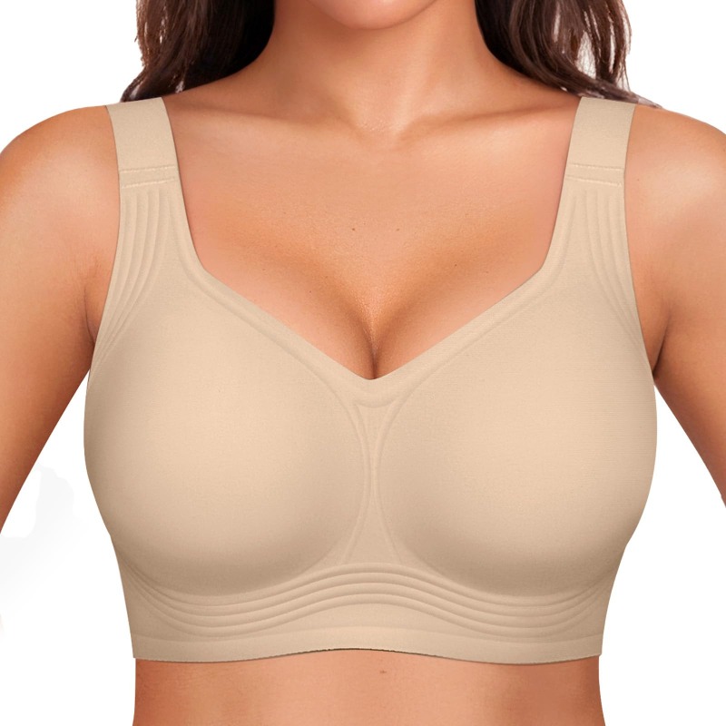 บราไร้สายสำหรับสาวพลัสไซส์ บรา - Underwire Bra Padded บทวิจารณ์และราคา