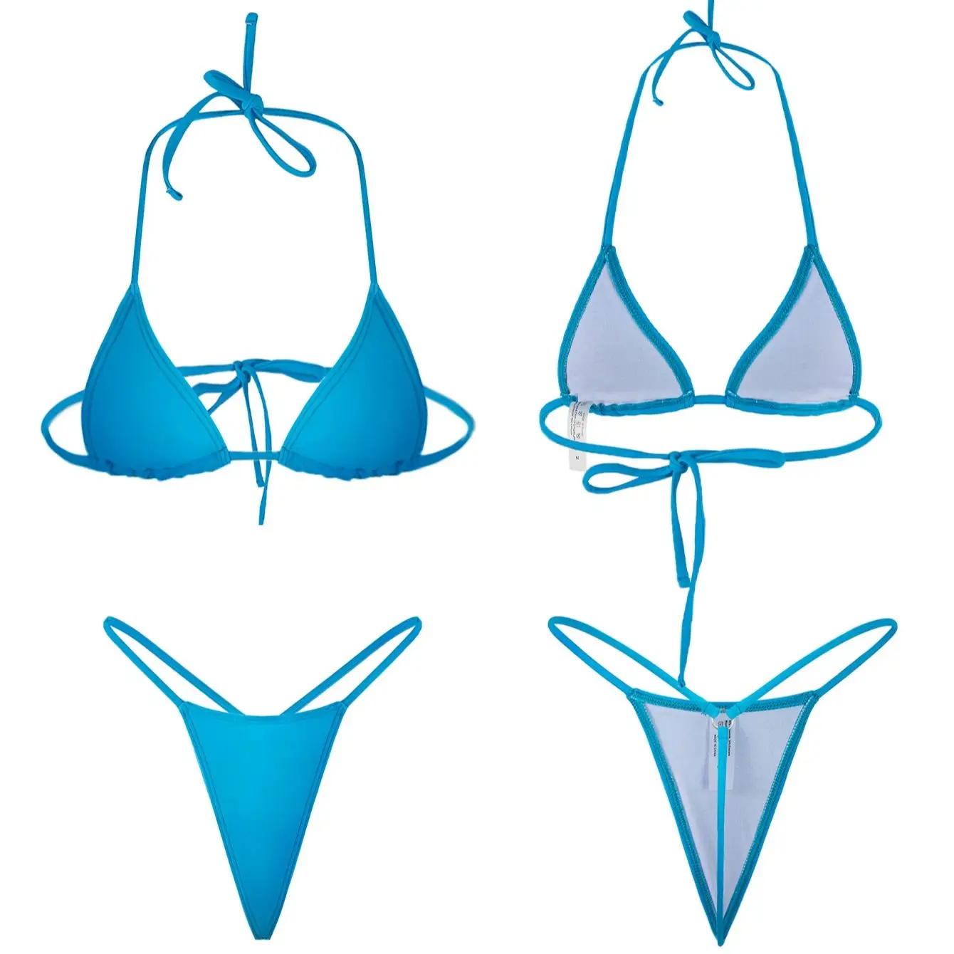 เซ็กซี่หญิงชุดว่ายน้ํา Tie STR - Underwire Bra Padded บทวิจารณ์และราคา