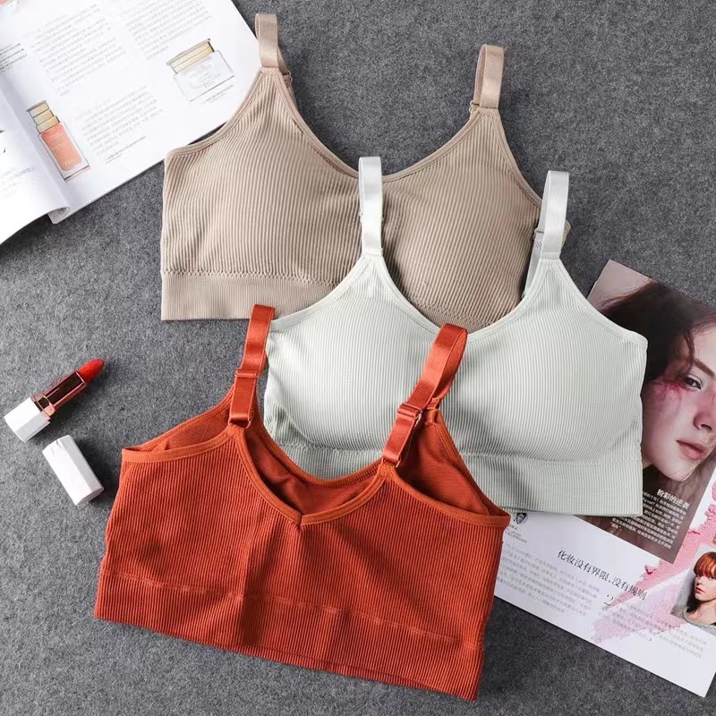 ผู้หญิงไม่มีรอยต่อ Brassiere B - Sleep Bra Bralette บทวิจารณ์และราคา